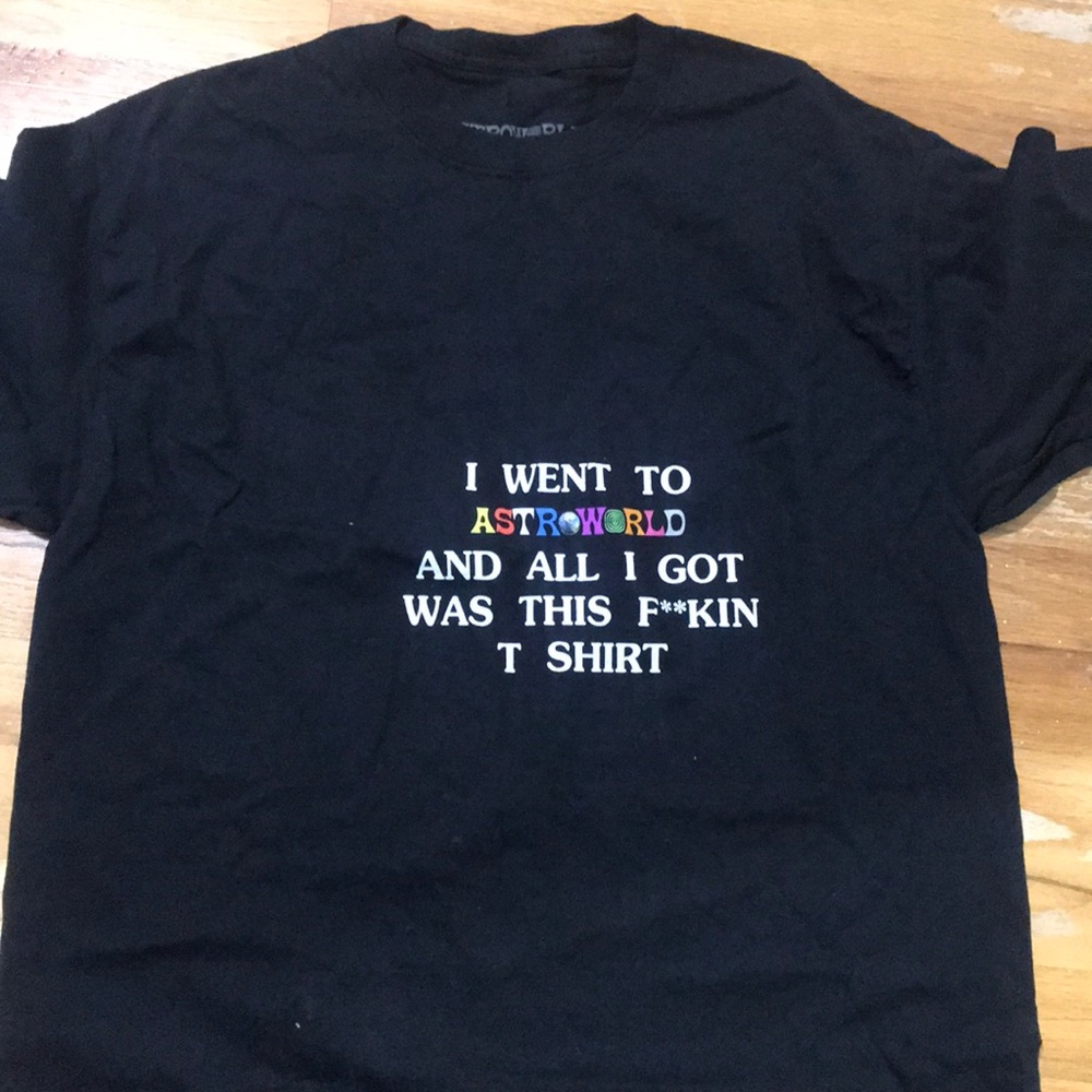 Brand New Travis Scott Astroworld Concert T-Shirt